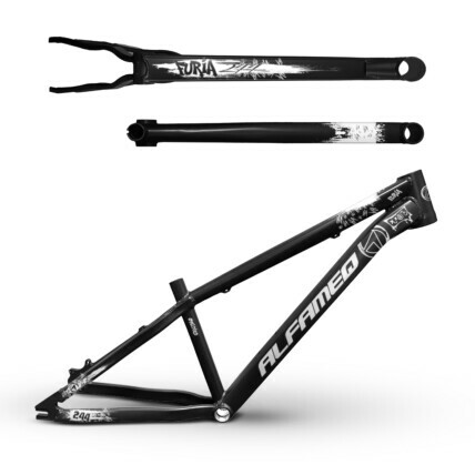 Quadro Freeride Alfameq Furia Aluminio-Preto