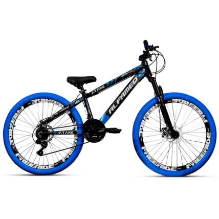 Bicicleta Grau Alfameq Atake Freeride 21v Shimano-Preto/Azul