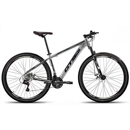 Bicicleta Aro 29 GTS PROM5 Intense Freio a Disco 21 Marchas-Cinza/Preto-19