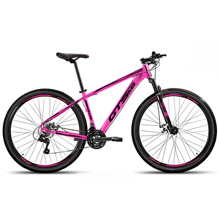 Bicicleta Aro 29 GTS PROM5 Intense Freio a Disco 21 Marchas-Rosa/Preto-19