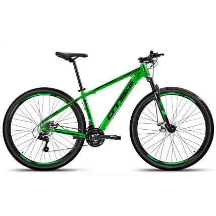 Bicicleta Aro 29 GTS PROM5 Intense Freio a Disco 21 Marchas-Verde/Preto-17