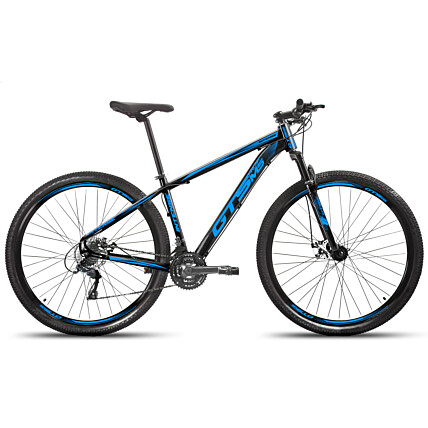 Bicicleta Aro 29 GTS PROM5 Intense Freio a Disco 24 Marchas-Preto/Azul-17